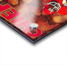 Retro Kansas City Chiefs Football Art Acrylic print