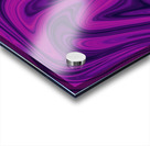 Purple and Blue Abstract Acrylic print