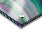 Purple and Green Abstract Acrylic print