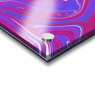 Wild Berry Acrylic Pour Acrylic print