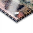 Two houses on a field Acrylic print