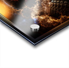 Fire Of Heaven Sci-Fi Fantasy Art Fractal Composition by Xzendor7 Acrylic print