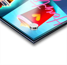 hearts and coffee Acrylic print