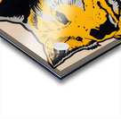 Vintage Michigan Tech Husky Art Acrylic print