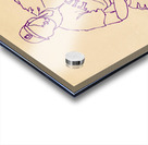 1974 Clemson Baseball Art Acrylic print