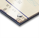 1987 Bon Jovi Concert Ticket Art Acrylic print