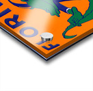 1951 Florida Gator Football Art Acrylic print