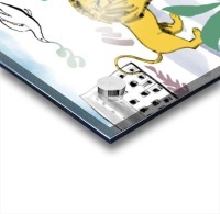 LYDIA AND THE LION Acrylic print