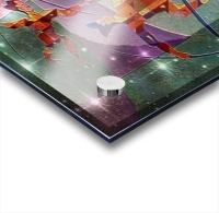 Tightrope under the lights Acrylic print