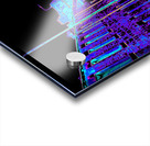 Edinburgh Street Scene in Mixed Colours Acrylic print