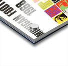 1968 Michigan Football Art Acrylic print