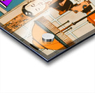 Vintage College Students and Collegiate Pennants Acrylic print