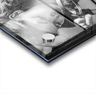 Girl with Magnifying Glass and subject Acrylic print