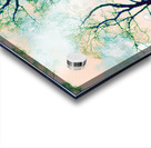 Turquoise Winter Birch Trees Perspective Acrylic print