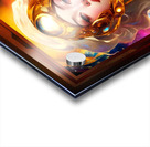 An Ethereal Space Girl And All That Glitters Sci-FI Fantasy AI Concept Art Portrait by Xzendor7 Acrylic print