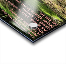 Dry Creek With Poem Acrylic print