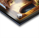 A Seaside Village In The Morning Sun Serene AI Concept Art by Xzendor7 Acrylic print