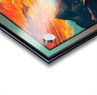 Sunset River Cartoon Acrylic print