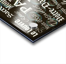 Memoirs of Paris Acrylic print