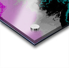 Abstract Melted Forest in Pinks and Turquoise Acrylic print