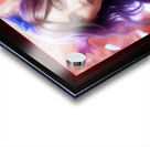 A Beauty Among Pastel Flowers Alluring AI Concept Art Portrait by Xzendor7 Acrylic print