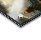 A stormy day on the sea and the lighthouse Acrylic print