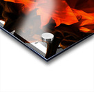 Distressed Sunflowers Edge Acrylic print