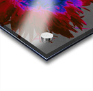 Darker Distressed Neon Heatwave Chrysanthemum Acrylic print