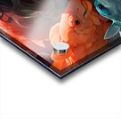 Whimsical illustration with vibrant color and magical creature. Acrylic print