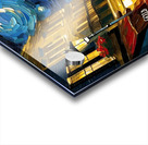 Shopping In The Rain In Downtown Naples Acrylic print