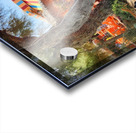 Santorini beachside hammock Acrylic print