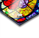 Hearts in a Stained Glass Window Acrylic print