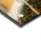 Reflections in the Rain - Maine River Wall Art - Durham Maine Acrylic print