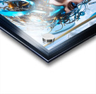 Stunning Cyborg Sci-Fi Portrait Of A Lady AI Concept Art by Xzendor7 Impression Acrylique