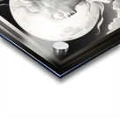 The Alluring Passion Of A Harvest Moon Captivating Portrait AI Concept Art by Xzendor7 Acrylic print