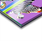 Three Zebras Acrylic print