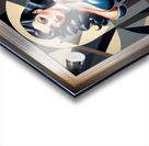 I Play All The Angles Retro Fashion Pin Up Queen Captivating Portrait AI Concept Art by Xzendor7 Acrylic print