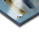 White and Blue Rowboat Acrylic print