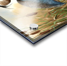 Heron in His Happy Place Impression Acrylique