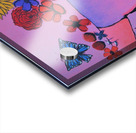 Abstract Pink Desert Skull Acrylic print