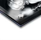 Is there Someone Lurking In The Dark Mesmerizing Pin Up Portrait AI Concept Art by Xzendor7 Acrylic print