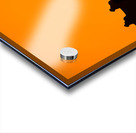 Setting Sun Meets Nandi | Silhouette | Temples of INDIA Acrylic print