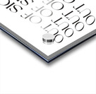 Out of sight, out of mind Acrylic print