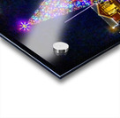 Christmas In The Valley 3-Train Depot Impression Acrylique