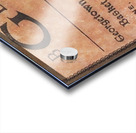 Vintage Georgetown Hoyas Basketball Art Acrylic print