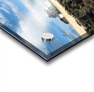 Seaweed Covered Rocky Shore at Watch Hill Light At Low Tide in Rhode Island Acrylic print