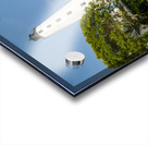 Weathered New London Harbor Lighthouse Tower in Connecticut Impression Acrylique