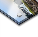 Setting Sun Breaking Through Clouds Over Tenants Harbor Light in Maine Acrylic print