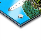 Rustic London Harbor Lighthouse Tower in Connecticut - Illus. Acrylic print