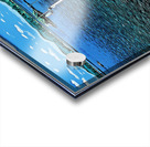 Browns Head Lighthouse Over Penobscot Bay in Maine - Illus. Acrylic print